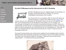 Tablet Screenshot of hgv-dornheim.de